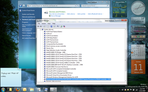 Windows 7 Desktop - Open Windows